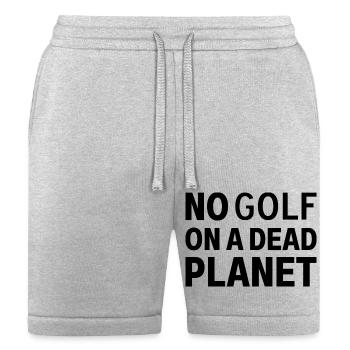 No Golf on a Dead Planet - Bella + Canvas Unisex Short - heather gray - Front