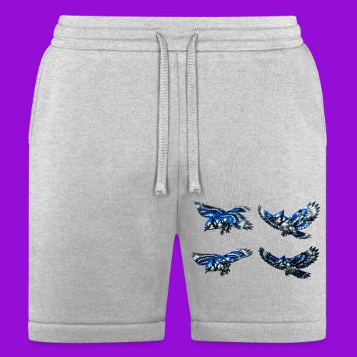Silver Blue Jay Flight Stages - Bella + Canvas Unisex Short