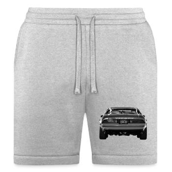 Trans Am Rear BW - Bella + Canvas Unisex Short - heather gray - Front