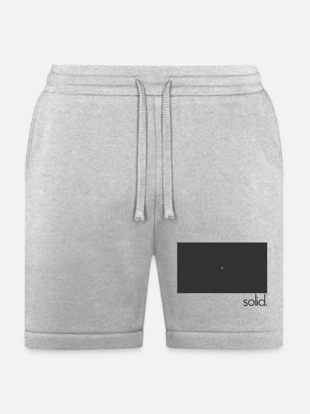 Midnight Cross Glyph - Bella + Canvas Unisex Short - heather gray