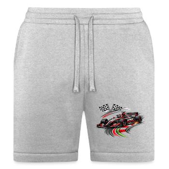 Apex Hunter Race Car Sprint - Bella + Canvas Unisex Short - heather gray - Front