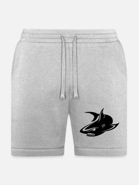Shark - Bella + Canvas Unisex Short - heather gray