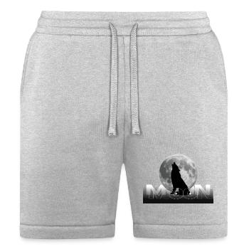 Moonlit Wolf Howl - Bella + Canvas Unisex Short - heather gray - Front