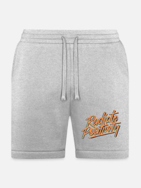 Radiate Positivity - Bella + Canvas Unisex Short - heather gray