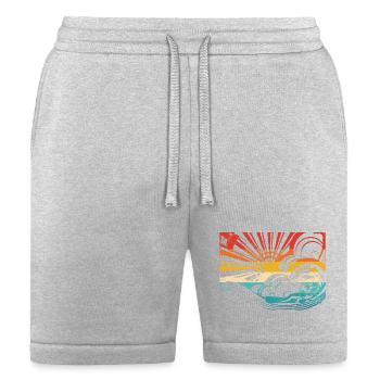 Kitesurfing Summer Water Sports - Bella + Canvas Unisex Short - heather gray - Front