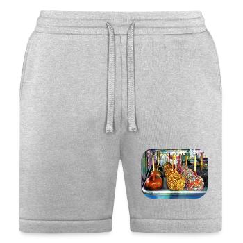 Caramel Apples With Sprinkles and Nuts - Bella + Canvas Unisex Short - heather gray - Front
