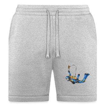 Aerial Diver in Blue Suit - Bella + Canvas Unisex Short - heather gray - Front