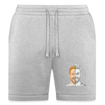Split Face Smile Keep Smiling - Bella + Canvas Unisex Short - heather gray - Front