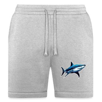 The Majestic Shark Design - Bella + Canvas Unisex Short - heather gray - Front