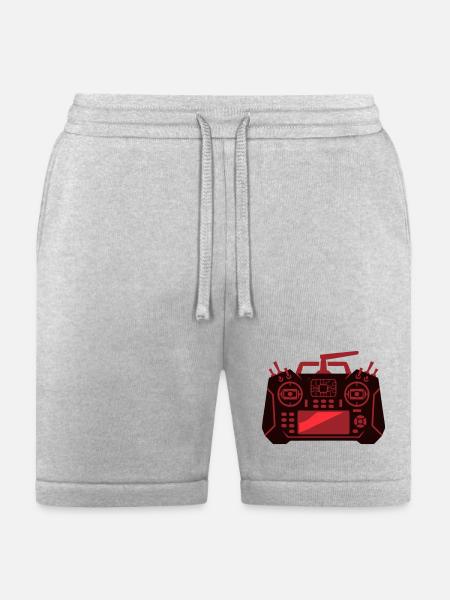 Drone Remote Controller Icon - Bella + Canvas Unisex Short - heather gray