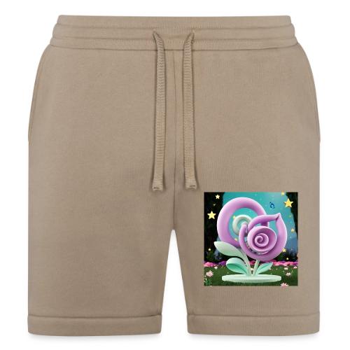 Lila Bloom | Double Floral Eco-Inspired Art - Bella + Canvas Unisex Short