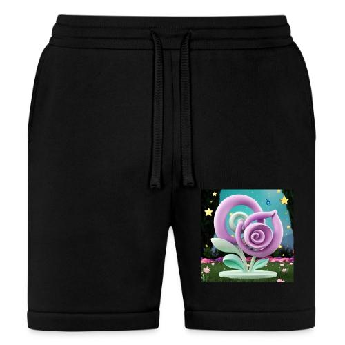 Lila Bloom | Double Floral Eco-Inspired Art - Bella + Canvas Unisex Short