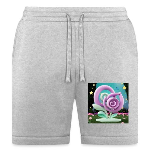 Lila Bloom | Double Floral Eco-Inspired Art - Bella + Canvas Unisex Short