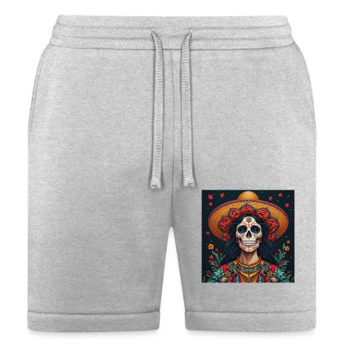 Charra Skull Art | Traditional Mexican Design - Bella + Canvas Unisex Short