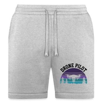 Drone Pilot - Bella + Canvas Unisex Short - heather gray - Front