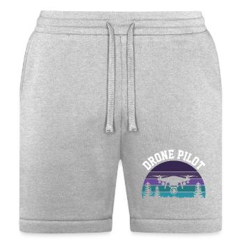 Drone Pilot - Bella + Canvas Unisex Short - heather gray - Front