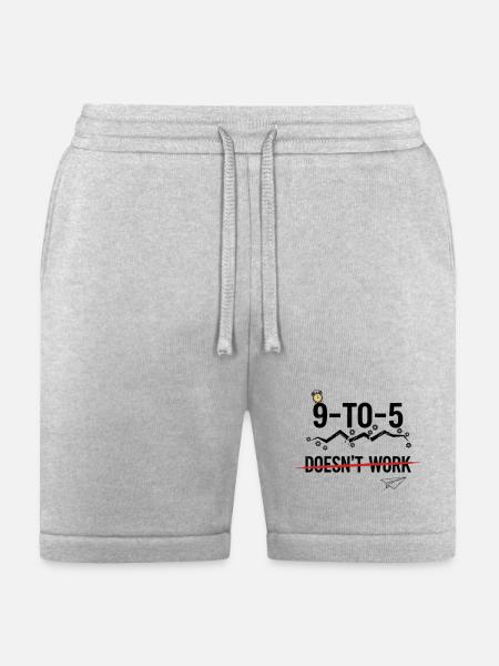 Nine to Five Breaker - Bella + Canvas Unisex Short - heather gray
