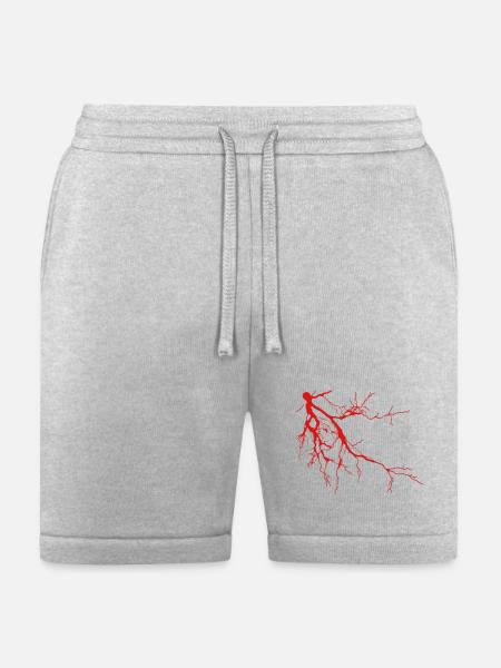Thunderbolt - Bella + Canvas Unisex Short - heather gray
