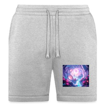 Lunar Haven - Bella + Canvas Unisex Short - heather gray - Front