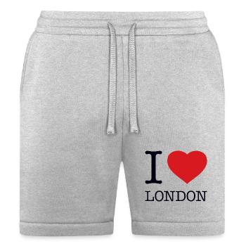 I love London - Bella + Canvas Unisex Short - heather gray - Front