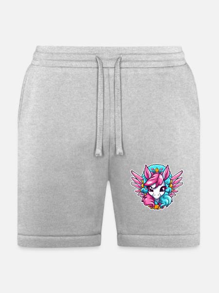 Pegasus - Bella + Canvas Unisex Short - heather gray
