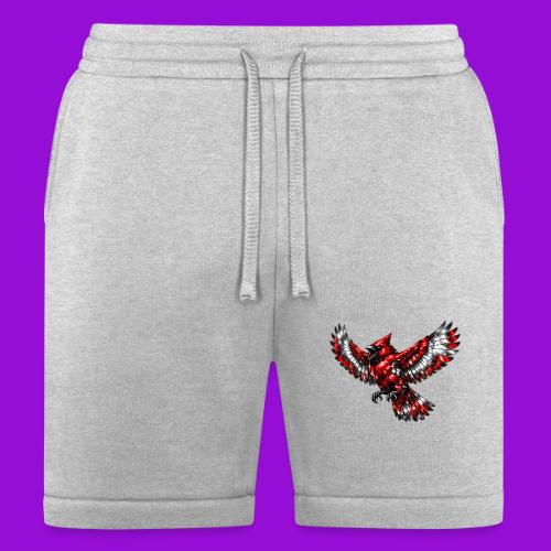 Silver Cardinal in Flight - Bella + Canvas Unisex Short