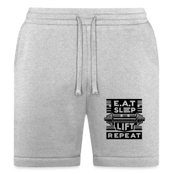 Gym Mantra Bold - Bella + Canvas Unisex Short - heather gray - Front