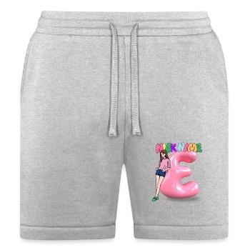 Nick Name E - Bella + Canvas Unisex Short - heather gray - Front