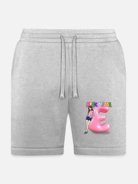 Nick Name E - Bella + Canvas Unisex Short - heather gray