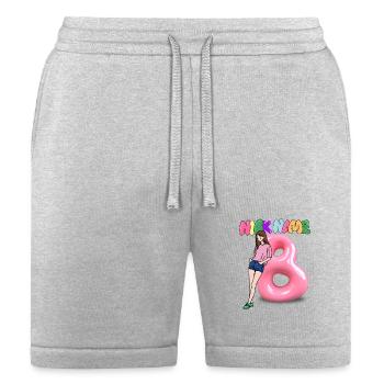Nick Name B - Bella + Canvas Unisex Short - heather gray - Front