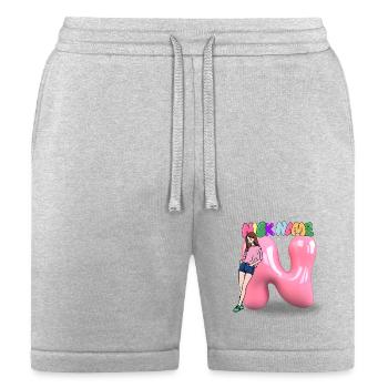 Nick Name N - Bella + Canvas Unisex Short - heather gray - Front