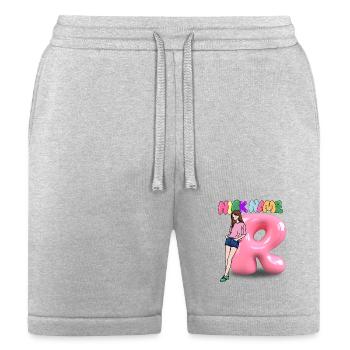 Nick Name R - Bella + Canvas Unisex Short - heather gray - Front
