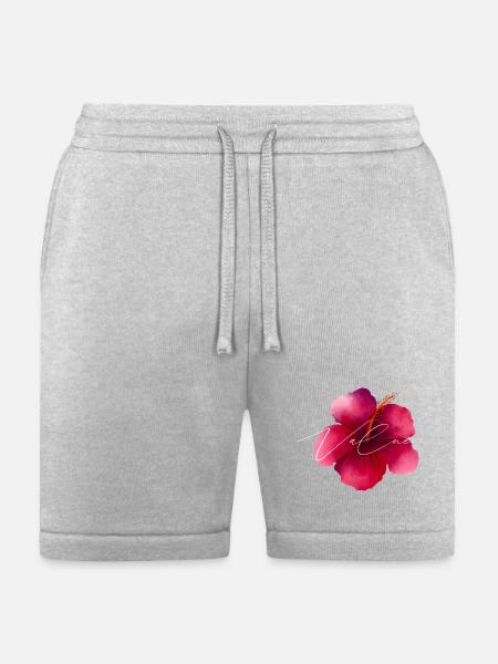 Value Flower - Bella + Canvas Unisex Short - heather gray