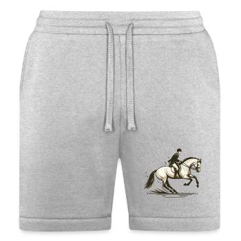 Gallant Jump Equestrian Leap - Bella + Canvas Unisex Short - heather gray - Front
