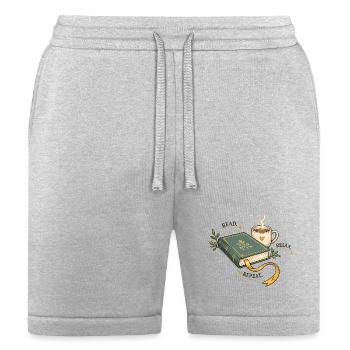Book Lover - Bella + Canvas Unisex Short - heather gray - Front