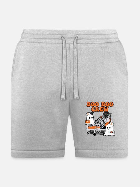 BOO BOO CREW - Bella + Canvas Unisex Short - heather gray