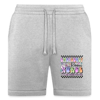 Emergency Nurse room - Bella + Canvas Unisex Short - heather gray - Front