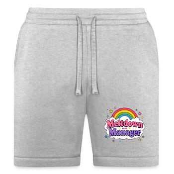 Meltdown Manager Registered Behavior Technician - Bella + Canvas Unisex Short - heather gray - Front