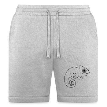 Cute chameleon - Bella + Canvas Unisex Short - heather gray - Front