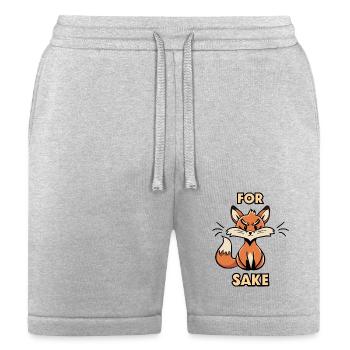 Funny For Sake Humorous Animal Pun Sassy Statement - Bella + Canvas Unisex Short - heather gray - Front