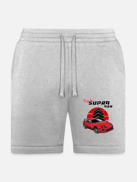 Toyota Supra A80 - Bella + Canvas Unisex Short - heather gray