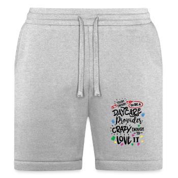 Colorful Abstract Playful Doodles - Bella + Canvas Unisex Short - heather gray - Front