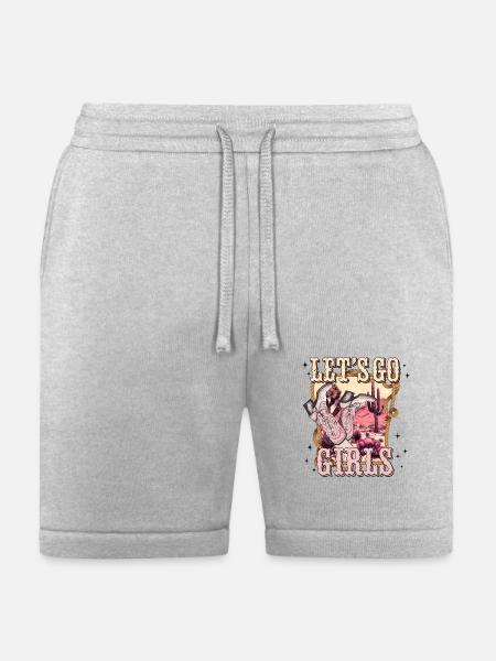 Let's go girls - Bella + Canvas Unisex Short - heather gray