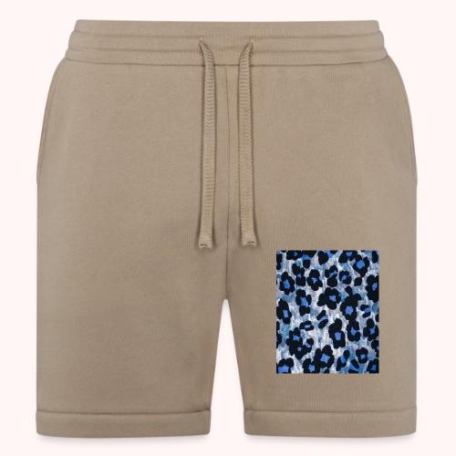 blue ank black leopard pattern - Bella + Canvas Unisex Short
