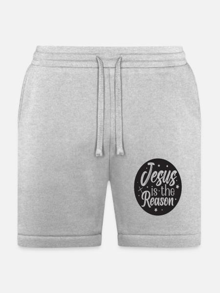 Jesus is the Reason - Bella + Canvas Unisex Short - heather gray