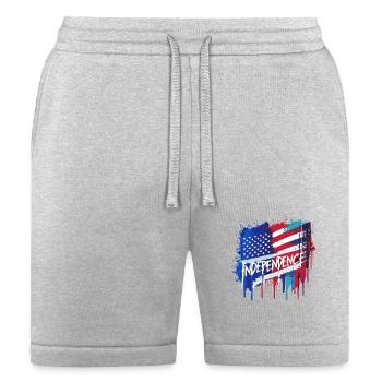 Patriotic Independence Day for a Patriots - Bella + Canvas Unisex Short - heather gray - Front