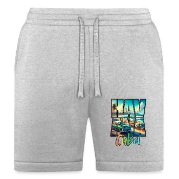 Havana Cuba - Bella + Canvas Unisex Short - heather gray - Front