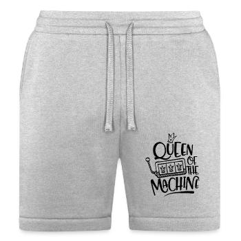 Queen Of The Machine Funny Slot Machine Gambling - Bella + Canvas Unisex Short - heather gray - Front