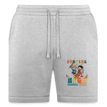 Colorful Learning - Bella + Canvas Unisex Short - heather gray - Front