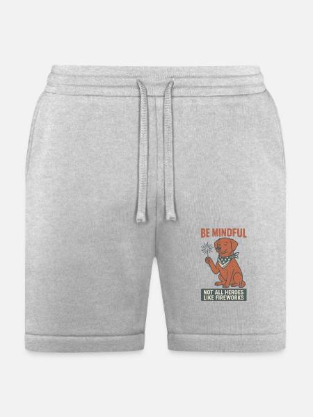 Be Mindful - Bella + Canvas Unisex Short - heather gray
